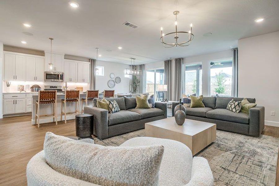 Furnished interior view inside a new home in Creekside, Royse City (Image 10). Furnished interior view inside a new home in Creekside, Royse City (Image 10).
