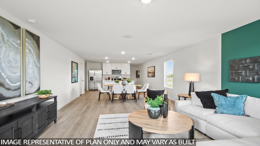 Furnished interior view inside a new home in Lake Conroe Cove, Willis (Image 9).
