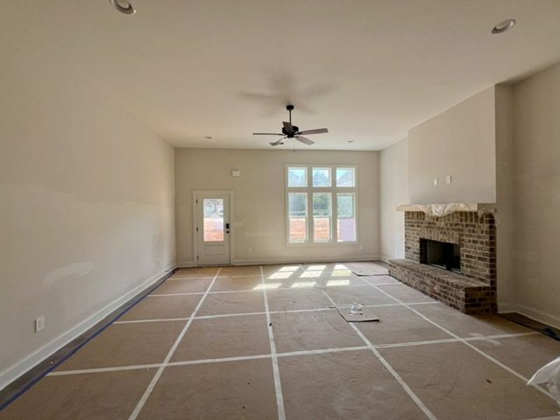 In-progress construction of a new home in Kimbell Acres, Pine Mountain, GA (Image 6).