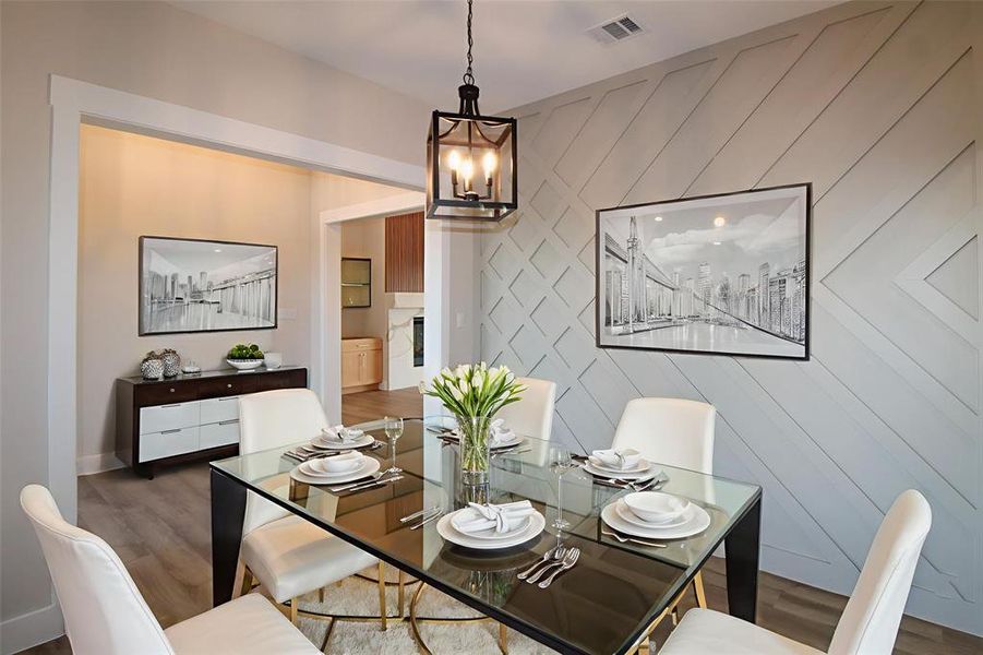 Furnished interior view inside a new home in , Waxahachie (Image 11).