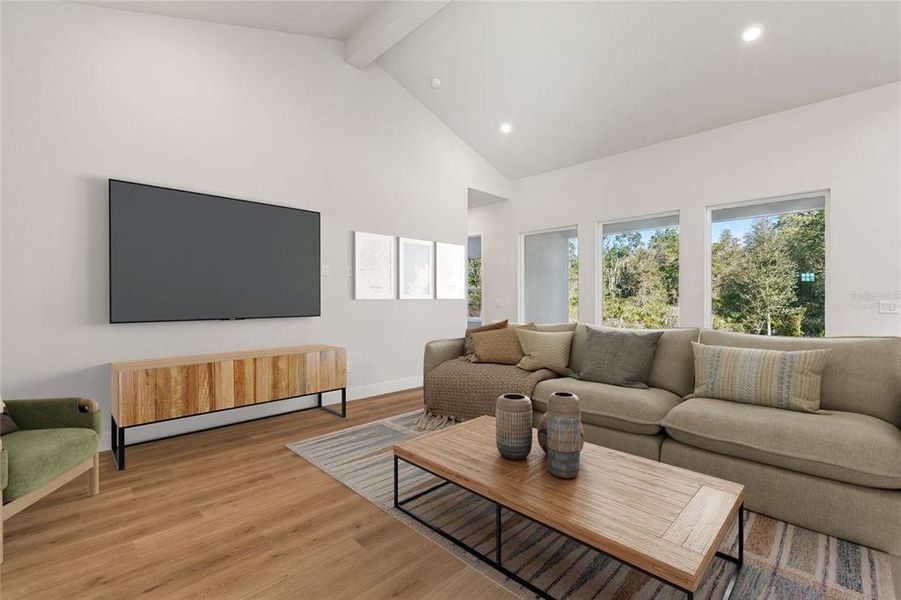Furnished interior view inside a new home in Chapel Crossings, Wesley Chapel (Image 10).