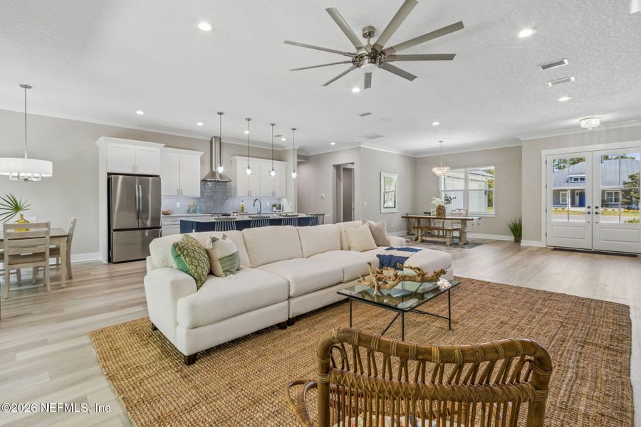 Furnished interior view inside a new home in , Yulee (Image 15).