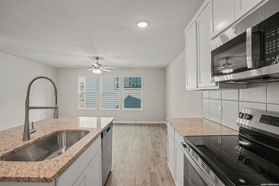 Furnished interior view inside a new home in , San Antonio (Image 15).