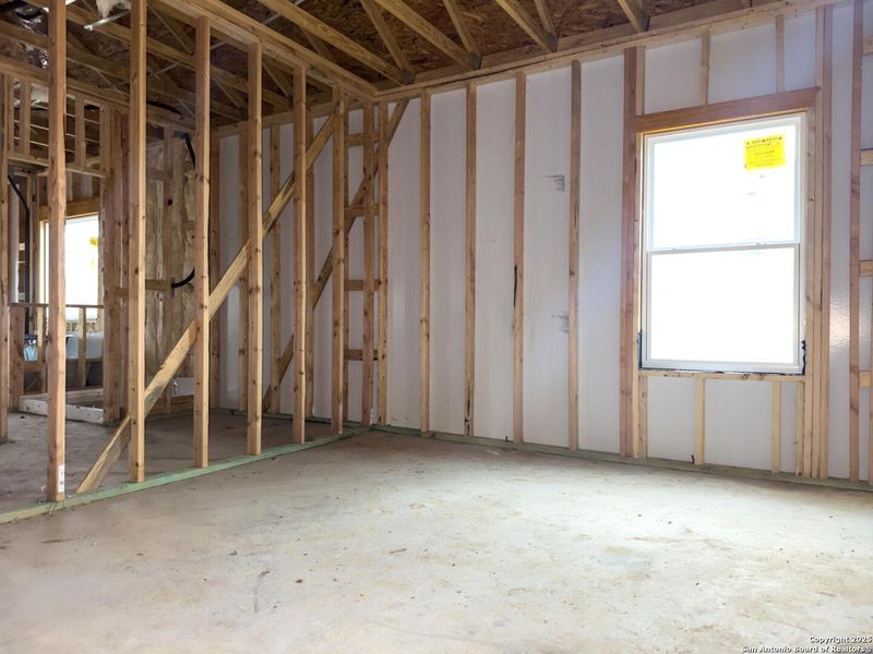 In-progress construction of a new home in Cordova Trails, Seguin, TX (Image 27).