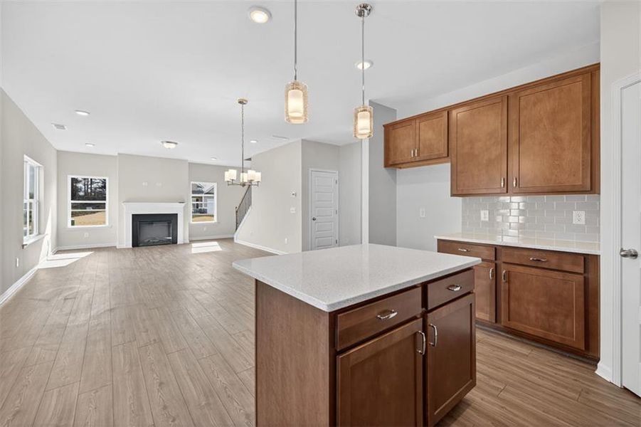 Furnished interior view inside a new home in Garrett Preserve, Douglasville (Image 6).