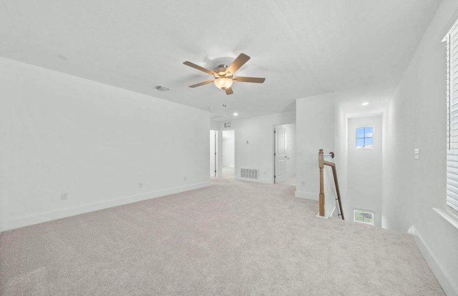 Spacious, unfurnished interior of a new home in Crosswinds, Kyle (Image 21). Spacious, unfurnished interior of a new home in Crosswinds, Kyle (Image 21).