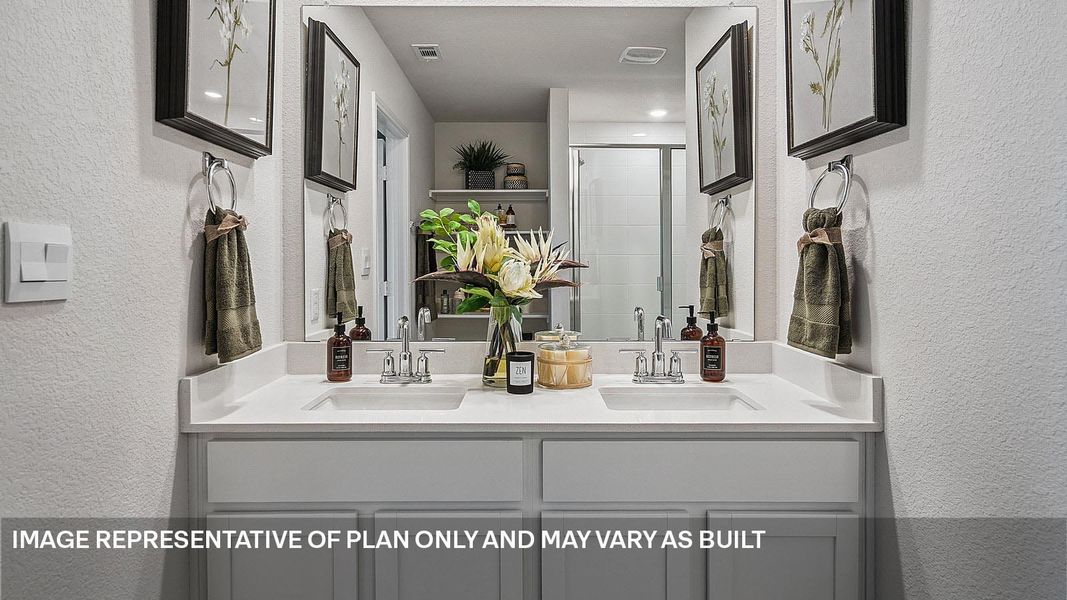 Furnished interior view inside a new home in Thunder Rock, Marble Falls (Image 27).