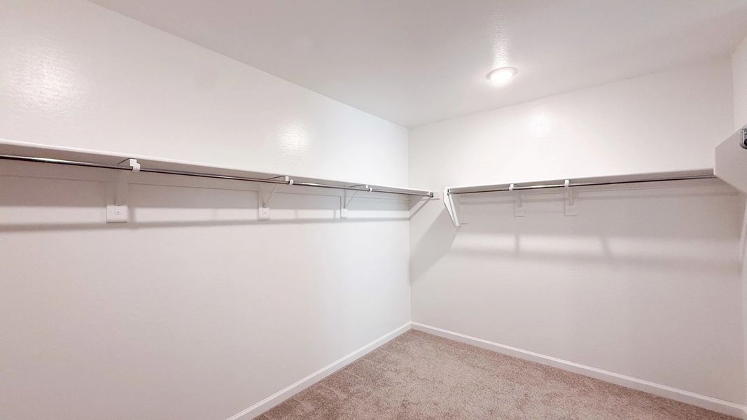 Primary walk in closet
