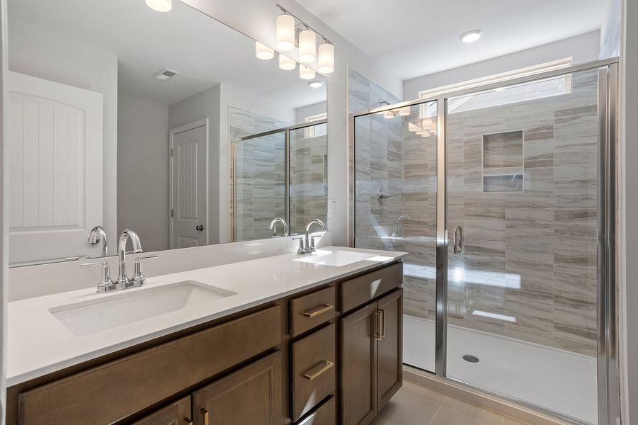Furnished interior view inside a new home in Sweetbrier, Durham (Image 11).