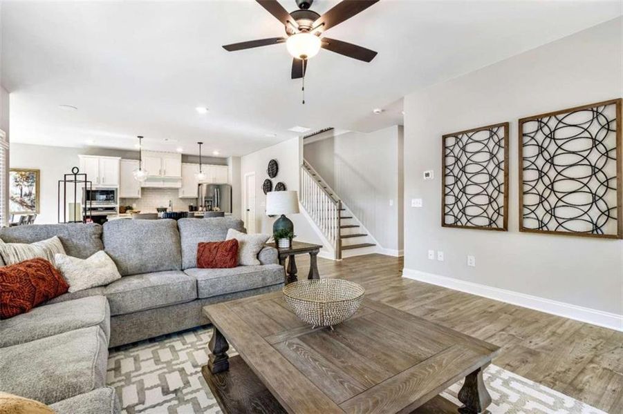 Furnished interior view inside a new home in Ridge Pointe, Athens (Image 11).