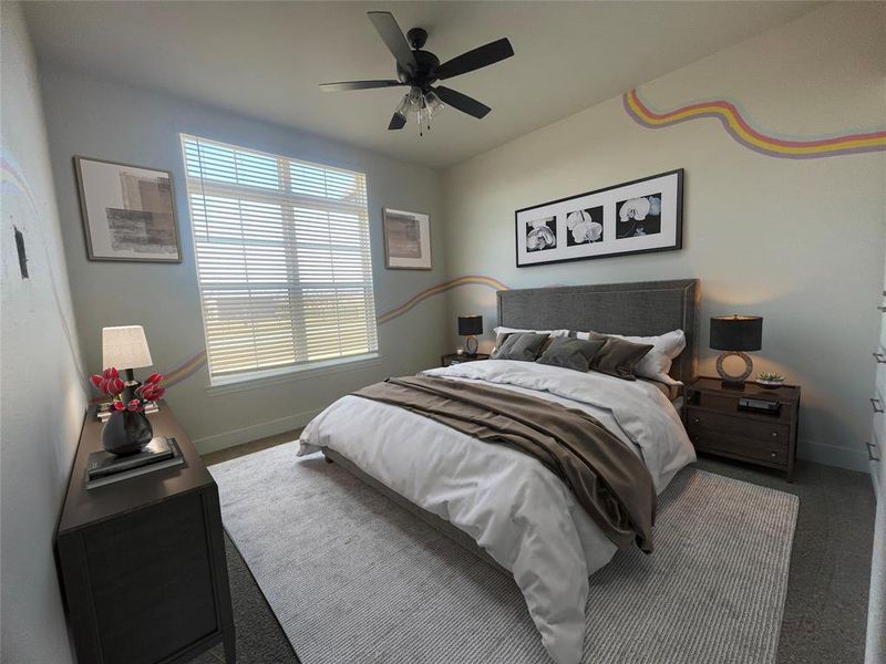 Furnished interior view inside a new home in , Midlothian (Image 14).