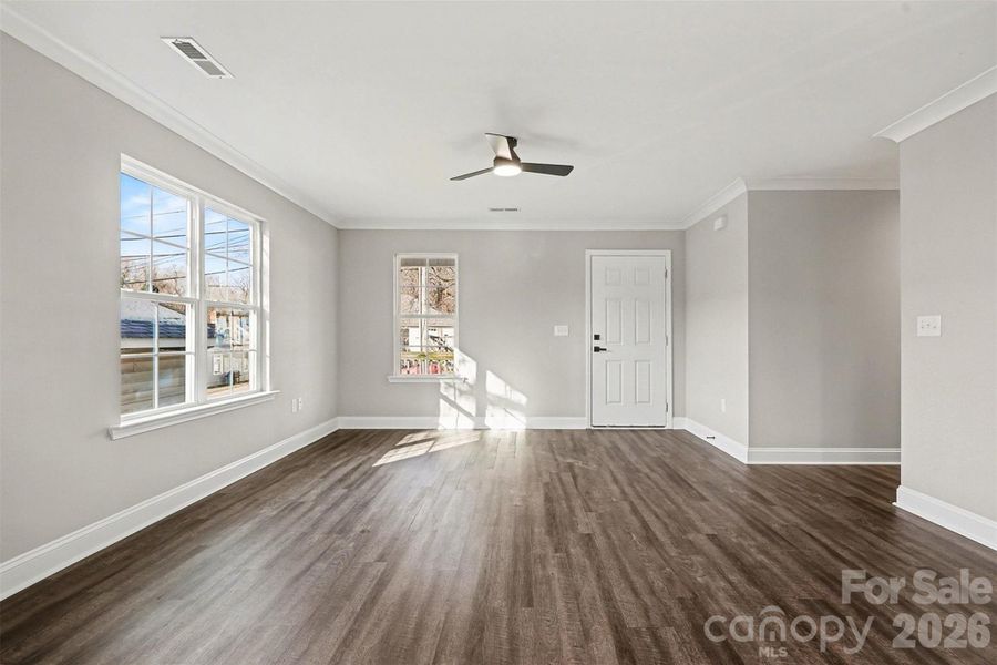 Spacious, unfurnished interior of a new home in , High Point (Image 13).