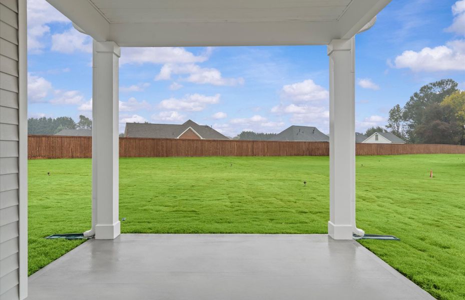 Exterior details and patio area of a home in Fox Hollow, Spartanburg (Image 4). Exterior details and patio area of a home in Fox Hollow, Spartanburg (Image 4).