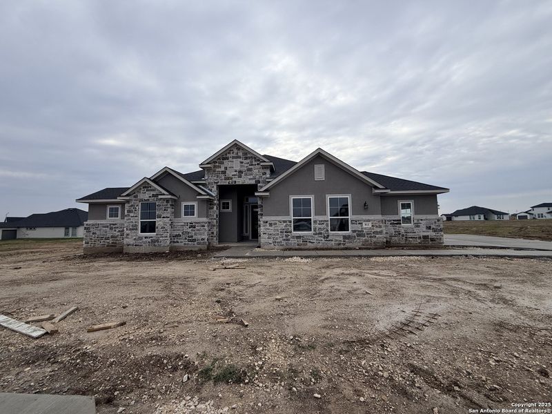 In-progress construction of a new home in Sienna Lakes, San Antonio, TX (Image 21).