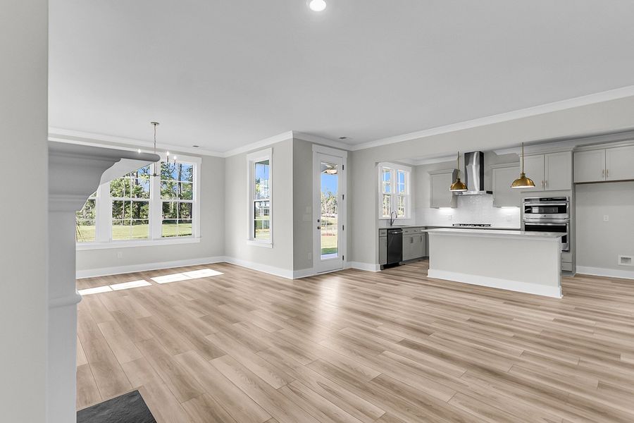 Spacious, unfurnished interior of a new home in Pineland Preserve, Summerville (Image 26).
