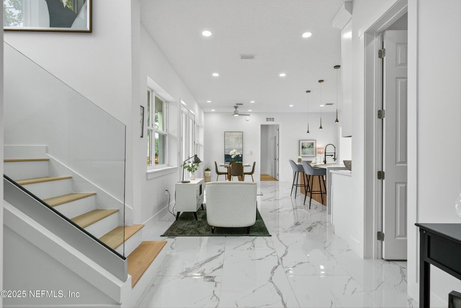 Furnished interior view inside a new home in , Jacksonville (Image 40).