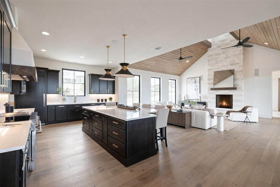 Furnished interior view inside a new home in , Austin (Image 17). Furnished interior view inside a new home in , Austin (Image 17).