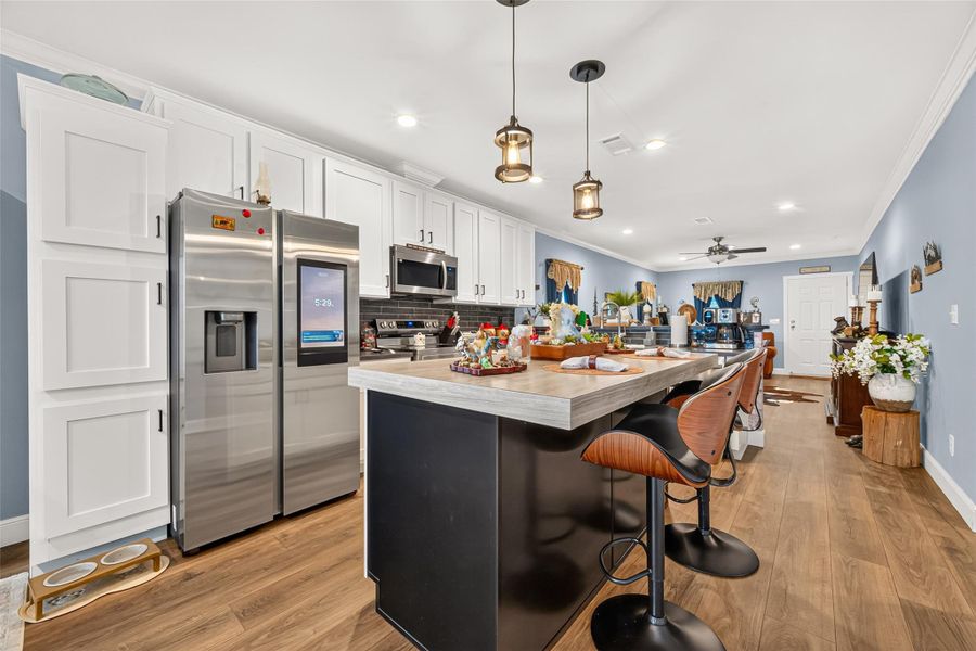 Furnished interior view inside a new home in , Willis (Image 15).