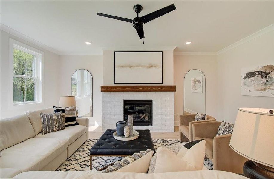 Furnished interior view inside a new home in , Acworth (Image 15). Furnished interior view inside a new home in , Acworth (Image 15).