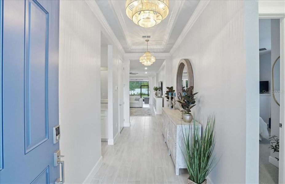 Furnished interior view inside a new home in Esplanade at Artisan Lakes, Palmetto (Image 30).