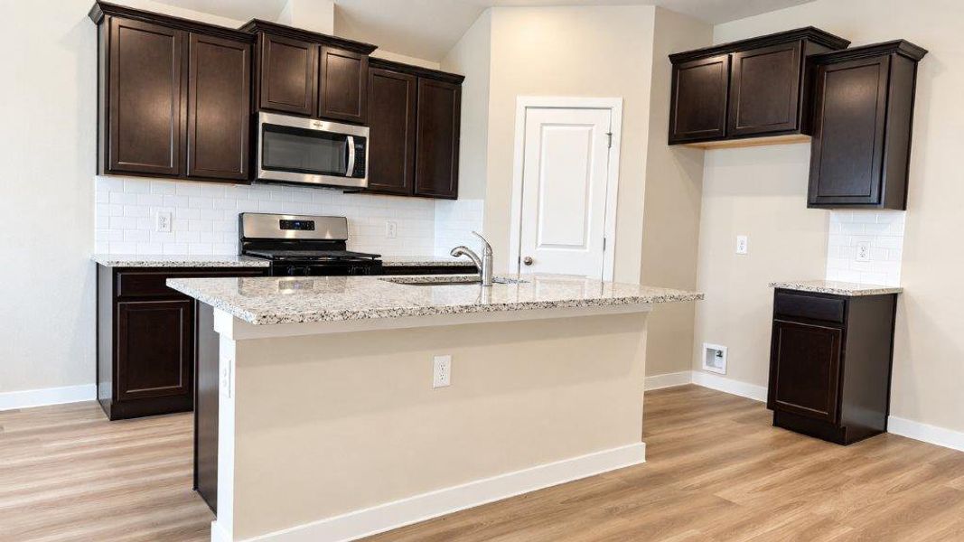 Furnished interior view inside a new home in Royal Oak South, Corpus Christi (Image 5). Furnished interior view inside a new home in Royal Oak South, Corpus Christi (Image 5).