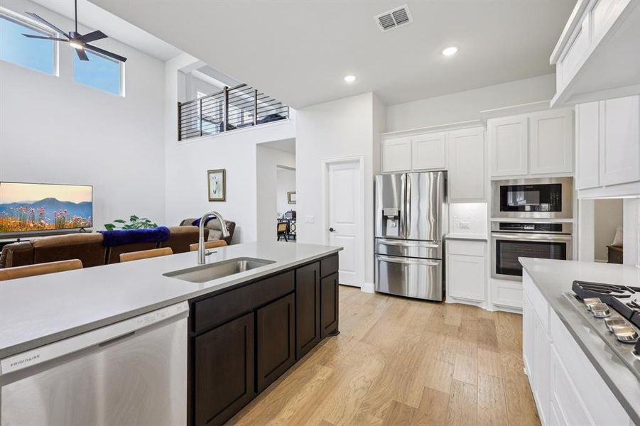 Furnished interior view inside a new home in Glenwood Meadows, Denton (Image 8).