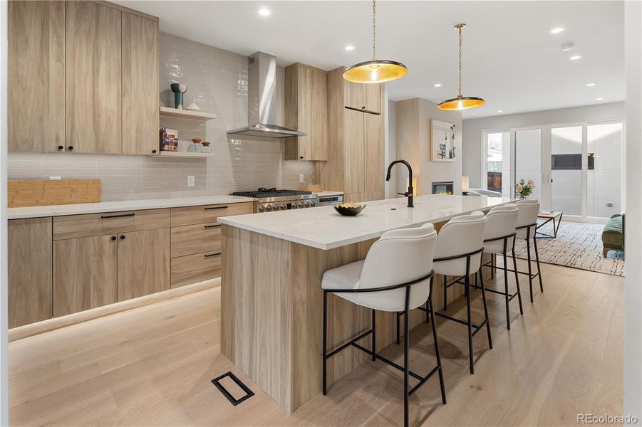 Furnished interior view inside a new home in , Denver (Image 27).