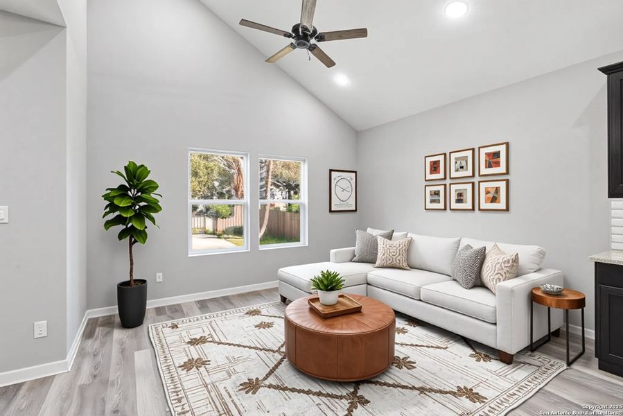 Furnished interior view inside a new home in , San Antonio (Image 7).