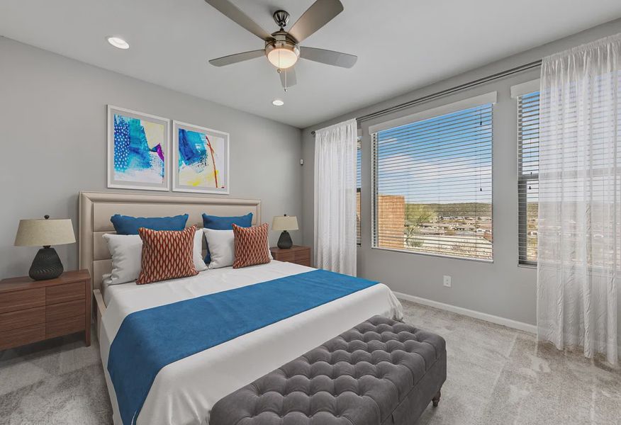 Virtually Staged Primary Bed - 6 of 26