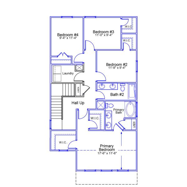 2D floor plan layout of this home in Haynes Park, Columbia, SC (Image 5).