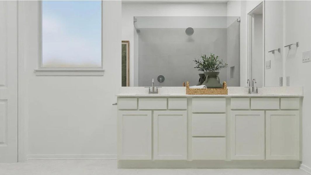 Furnished interior view inside a new home in Winward Cove: Woodbridge Collection, Katy (Image 4).