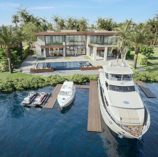 Exterior Back Dock View