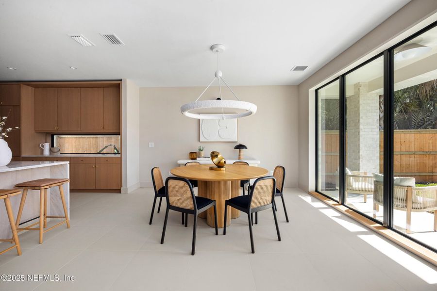 Furnished interior view inside a new home in , Atlantic Beach (Image 9).