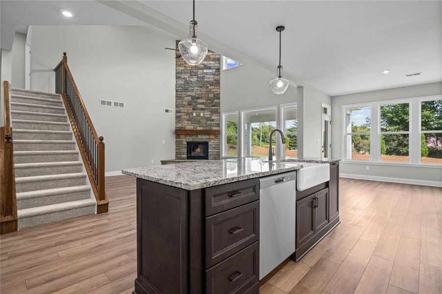 Furnished interior view inside a new home in Woodberry, Canton (Image 12).