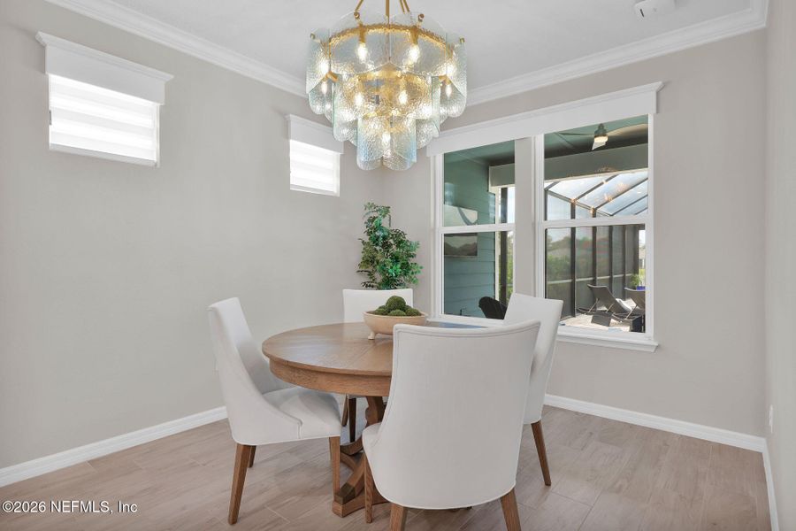 Furnished interior view inside a new home in , Ponte Vedra (Image 55).