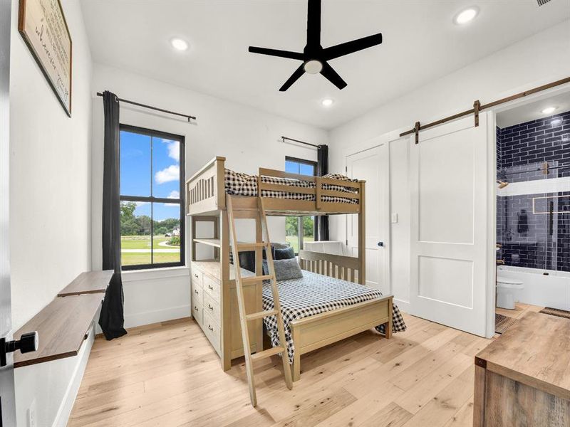 Furnished interior view inside a new home in , Aledo (Image 27).