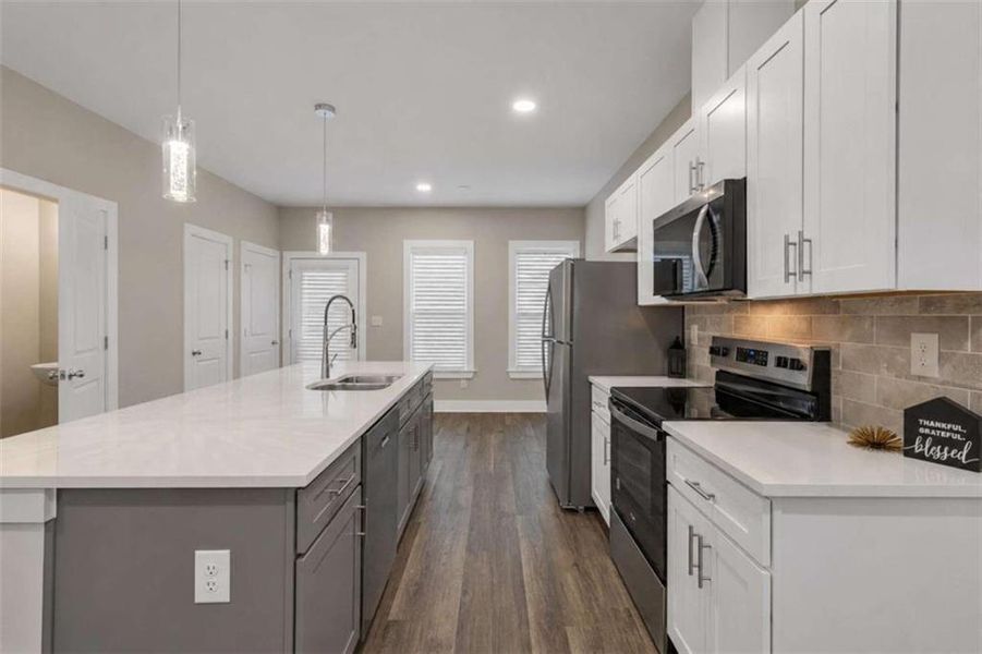 Furnished interior view inside a new home in , Atlanta (Image 7).