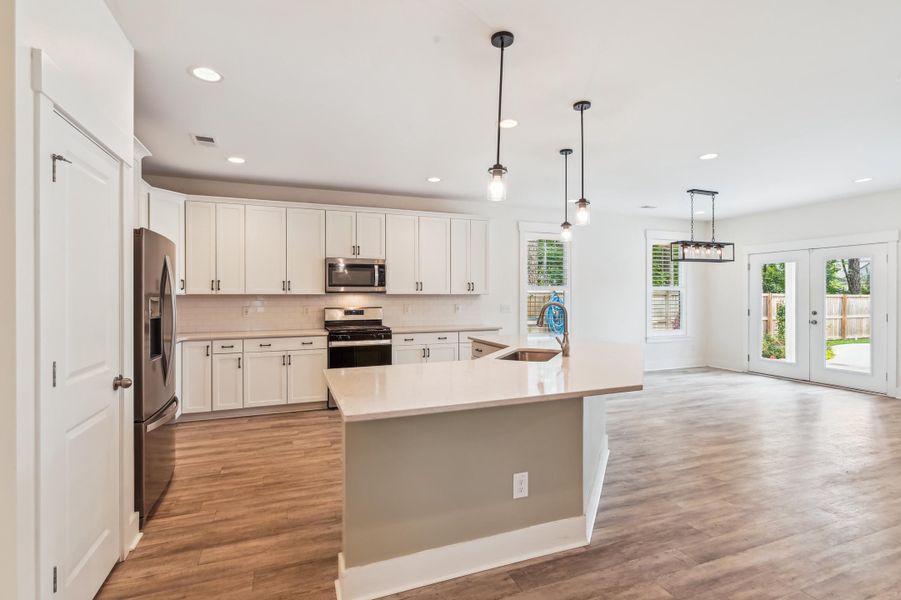 Furnished interior view inside a new home in , Summerville (Image 6). Furnished interior view inside a new home in , Summerville (Image 6).