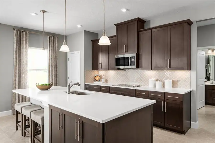 Furnished interior view inside a new home in The Crossings, St. Cloud (Image 23).