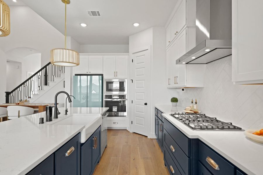 Furnished interior view inside a new home in Sienna, Missouri City (Image 30). Furnished interior view inside a new home in Sienna, Missouri City (Image 30).