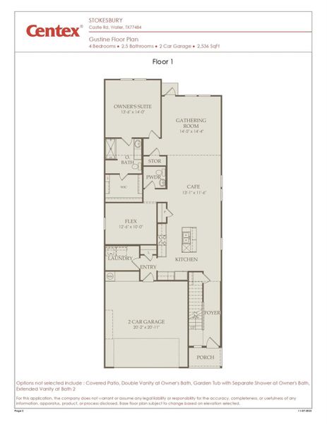 2D floor plan layout of this home in Stokesbury, Waller, TX (Image 3). 2D floor plan layout of this home in Stokesbury, Waller, TX (Image 3).