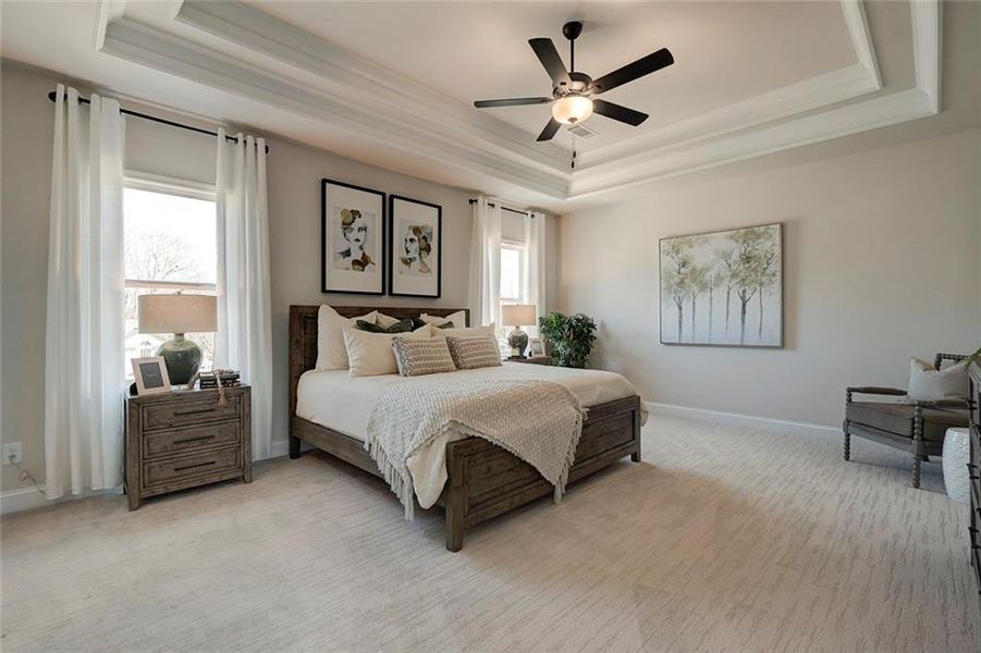 Furnished interior view inside a new home in Summerlin, Winder (Image 29). Furnished interior view inside a new home in Summerlin, Winder (Image 29).