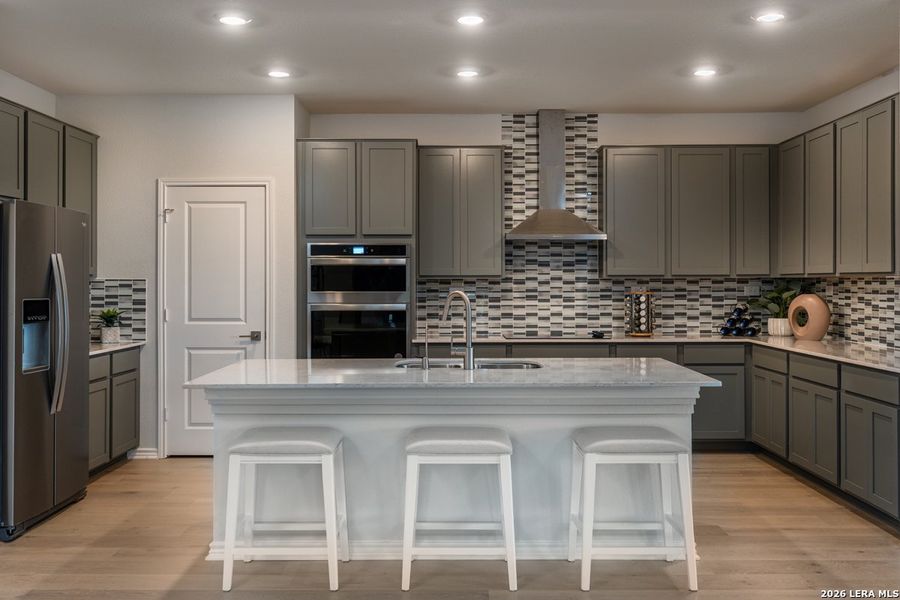 Furnished interior view inside a new home in Shoreline Park - Classic Collection, Boerne (Image 4).