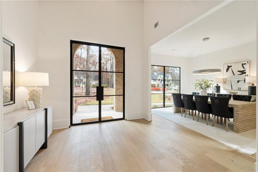 Furnished interior view inside a new home in , Alpharetta (Image 18).