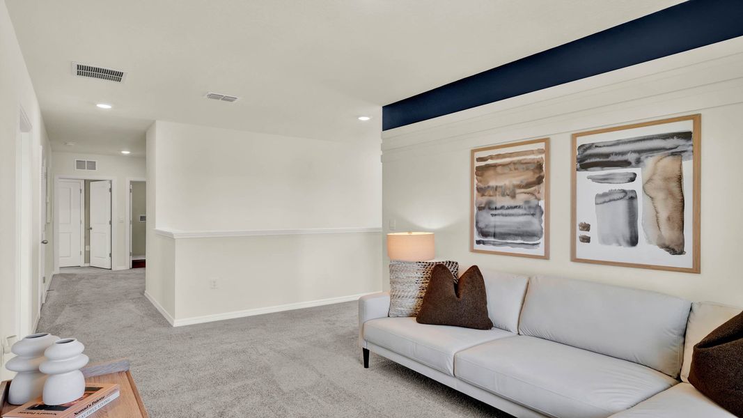 Furnished interior view inside a new home in Crossroads at Kelly Park, Apopka (Image 15).