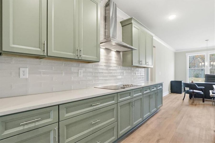 Furnished interior view inside a new home in , Statham (Image 13).