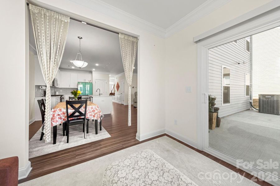 Furnished interior view inside a new home in , Charlotte (Image 11). Furnished interior view inside a new home in , Charlotte (Image 11).