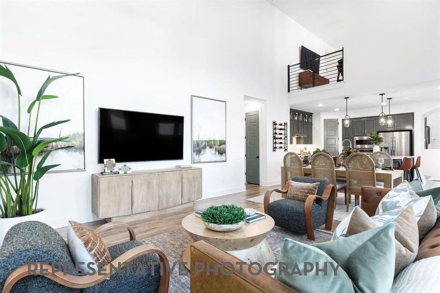 Furnished interior view inside a new home in Wellington, Haslet (Image 30).