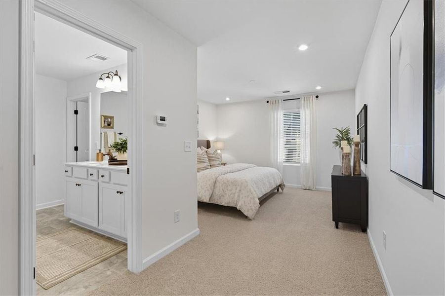 Furnished interior view inside a new home in Park Center Pointe, Austell (Image 20).