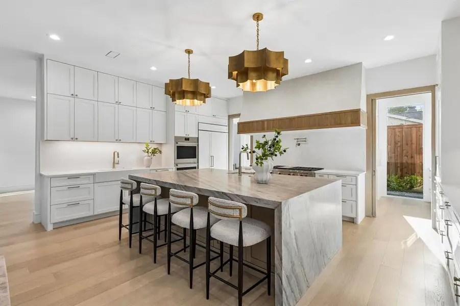 Furnished interior view inside a new home in , Dallas (Image 9).